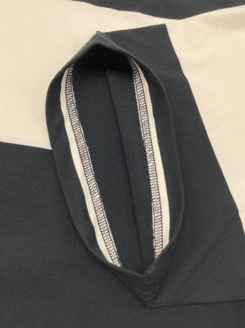 Schott（ショット）Schott (ショット) 半袖カットソー　ヴィンテージアメカジ ブラック×ホワイト サイズ:XLの古着・服飾アイテム