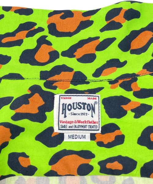 HOUSTON（ヒューストン）HOUSTON (ヒューストン) 半袖シャツ グリーン サイズ:Ｍの古着・服飾アイテム
