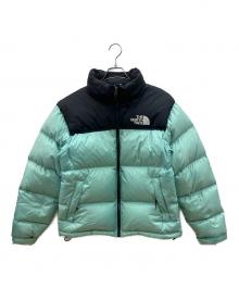 THE NORTH FACE（ザ ノース フェイス）の古着「ヌプシダウンジャケット」｜スカイブルー×ブラック