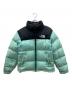 THE NORTH FACE（ザ ノース フェイス）の古着「ヌプシダウンジャケット」｜スカイブルー×ブラック
