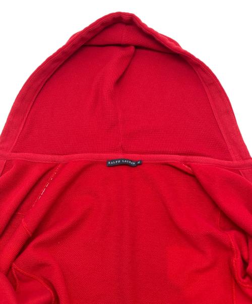 RALPH LAUREN（ラルフローレン）RALPH LAUREN (ラルフローレン) 90sジップパーカー インパクト21 古着 レッド サイズ:Ｍの古着・服飾アイテム
