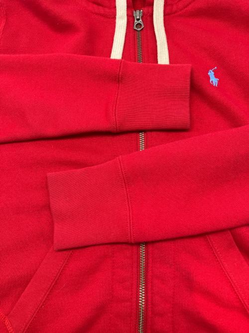 RALPH LAUREN（ラルフローレン）RALPH LAUREN (ラルフローレン) 90sジップパーカー インパクト21 古着 レッド サイズ:Ｍの古着・服飾アイテム