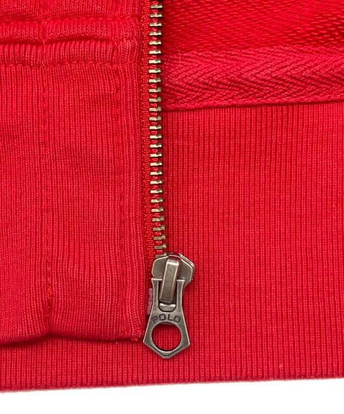 RALPH LAUREN（ラルフローレン）RALPH LAUREN (ラルフローレン) 90sジップパーカー インパクト21 古着 レッド サイズ:Ｍの古着・服飾アイテム