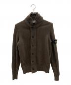 STONE ISLANDストーンアイランド）の古着「ニットカーディガン　2014AWモデル」｜ブラウン
