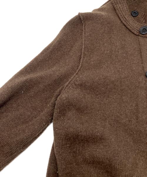 STONE ISLAND（ストーンアイランド）STONE ISLAND (ストーンアイランド) ニットカーディガン　2014AWモデル ブラウン サイズ:Ｍの古着・服飾アイテム