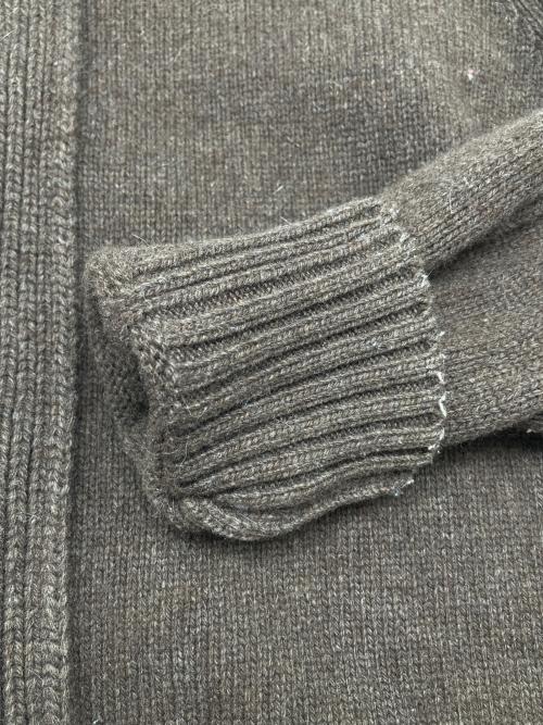 STONE ISLAND（ストーンアイランド）STONE ISLAND (ストーンアイランド) ニットカーディガン　2014AWモデル ブラウン サイズ:Ｍの古着・服飾アイテム