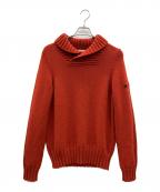 STONE ISLANDストーンアイランド）の古着「厚手ニット　2014AWモデル」｜レッド