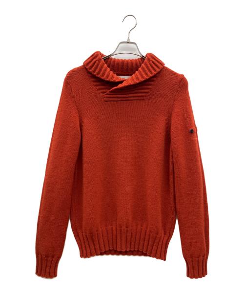 STONE ISLAND（ストーンアイランド）STONE ISLAND (ストーンアイランド) 厚手ニット　2014AWモデル レッド サイズ:Ｍの古着・服飾アイテム