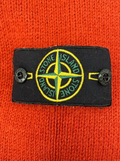 STONE ISLAND（ストーンアイランド）STONE ISLAND (ストーンアイランド) 厚手ニット　2014AWモデル レッド サイズ:Ｍの古着・服飾アイテム