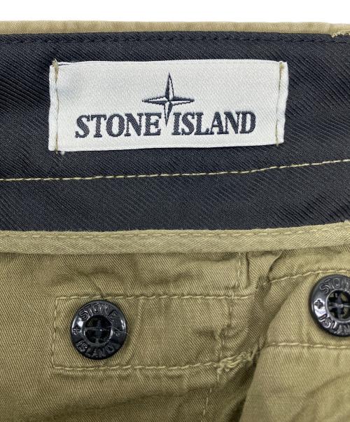 STONE ISLAND（ストーンアイランド）STONE ISLAND (ストーンアイランド) 7分丈カーゴパンツ　2015SSモデル カーキ サイズ:W30の古着・服飾アイテム