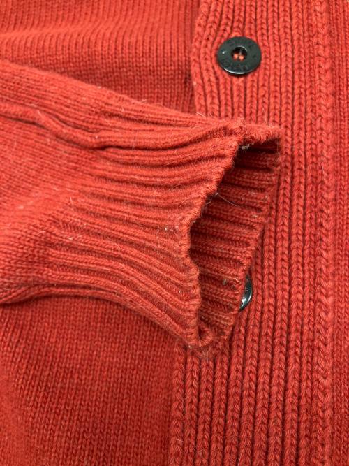 STONE ISLAND（ストーンアイランド）STONE ISLAND (ストーンアイランド) ニットカーディガン　2015AWモデル レッド サイズ:Ｍの古着・服飾アイテム