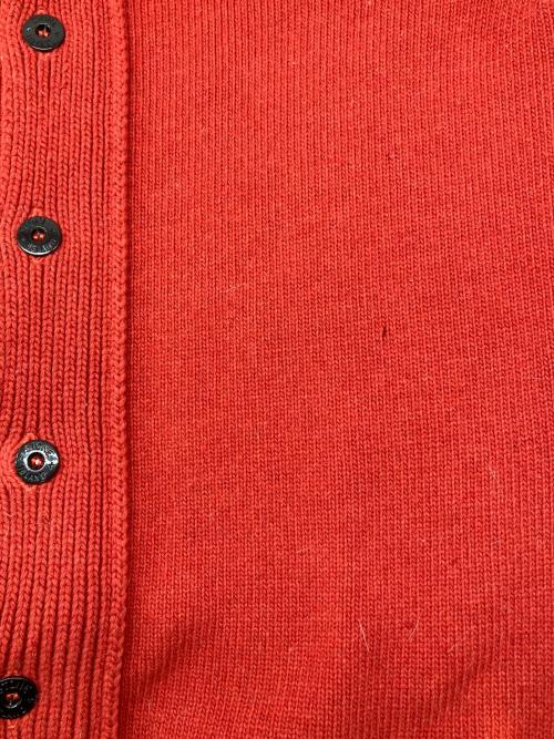 STONE ISLAND（ストーンアイランド）STONE ISLAND (ストーンアイランド) ニットカーディガン　2015AWモデル レッド サイズ:Ｍの古着・服飾アイテム