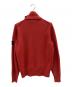 STONE ISLAND (ストーンアイランド) ニットカーディガン　2015AWモデル レッド サイズ:Ｍ：13000円
