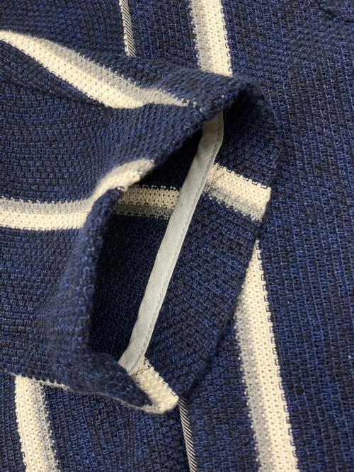 Bark（バーク）Bark (バーク) 3Bジャケット　ニットタイプ ネイビー サイズ:Sの古着・服飾アイテム