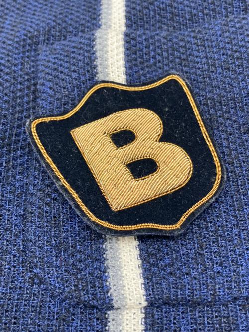 Bark（バーク）Bark (バーク) 3Bジャケット　ニットタイプ ネイビー サイズ:Sの古着・服飾アイテム