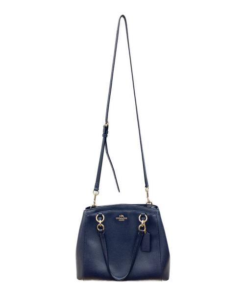 COACH（コーチ）COACH (コーチ) 2WAYバッグ ネイビーの古着・服飾アイテム