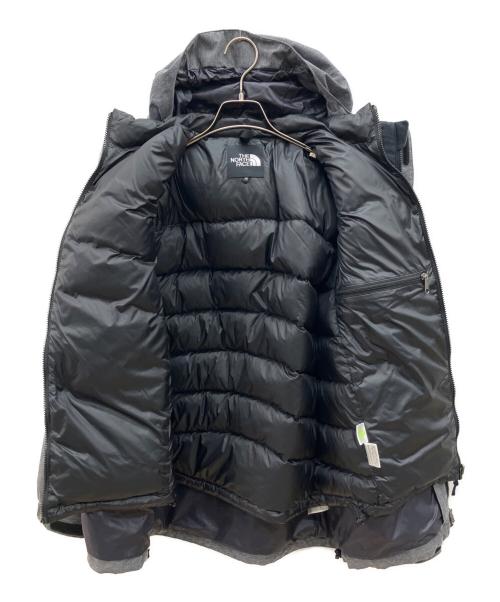 THE NORTH FACE（ザ ノース フェイス）THE NORTH FACE (ザ ノース フェイス) ダウンジャケット グレー×ブラック サイズ:Ｍの古着・服飾アイテム