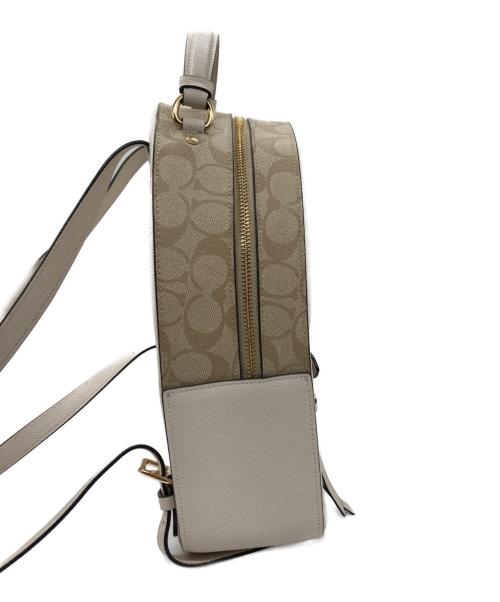 COACH（コーチ）COACH (コーチ) ミニリュック　76622 ベージュ×アイボリーの古着・服飾アイテム