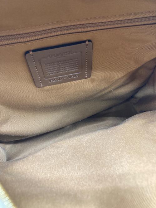 COACH（コーチ）COACH (コーチ) ミニリュック　76622 ベージュ×アイボリーの古着・服飾アイテム