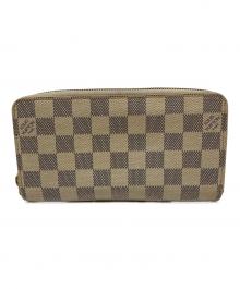 LOUIS VUITTON（ルイ ヴィトン）の古着「	ダミエ・アズール	ジッピー オーガナイザー」｜アイボリー