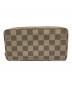 LOUIS VUITTON（ルイ ヴィトン）の古着「	ダミエ・アズール	ジッピー オーガナイザー」｜アイボリー