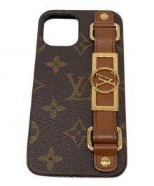LOUIS VUITTON（ルイ ヴィトン）の古着「モノグラム　iPhone12/12Pro用ケース」｜ブラウン