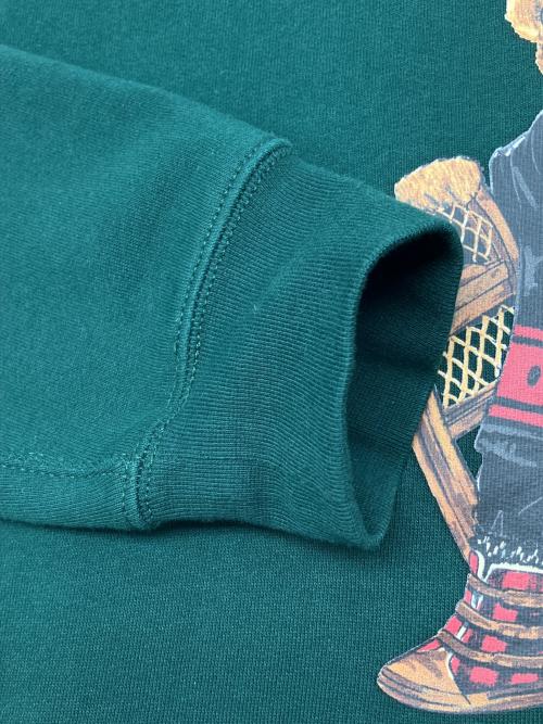 POLO RALPH LAUREN（ポロ・ラルフローレン）POLO RALPH LAUREN (ポロ・ラルフローレン) クルーネックスウェット グリーン サイズ:Ｍの古着・服飾アイテム