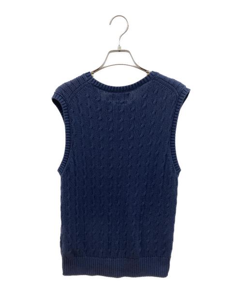 RALPH LAUREN（ラルフローレン）RALPH LAUREN (ラルフローレン) ニットベスト ネイビー サイズ:Sの古着・服飾アイテム