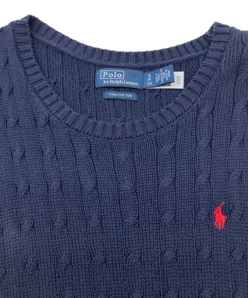RALPH LAUREN（ラルフローレン）RALPH LAUREN (ラルフローレン) ニットベスト ネイビー サイズ:Sの古着・服飾アイテム