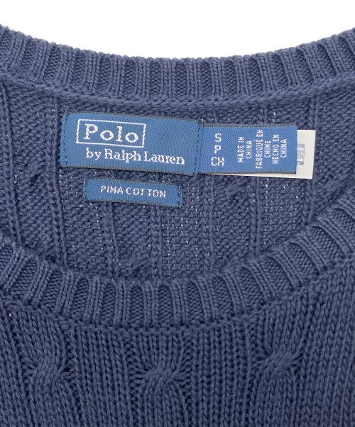 RALPH LAUREN（ラルフローレン）RALPH LAUREN (ラルフローレン) ニットベスト ネイビー サイズ:Sの古着・服飾アイテム