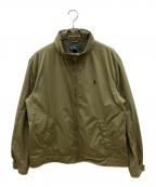 POLO RALPH LAURENポロ・ラルフローレン）の古着「90sスタンドカラージャケット　古着」｜カーキ