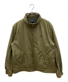POLO RALPH LAUREN（ポロ・ラルフローレン）の古着「90sスタンドカラージャケット　古着」｜カーキ