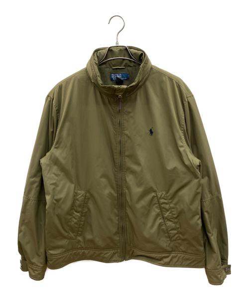 POLO RALPH LAUREN（ポロ・ラルフローレン）POLO RALPH LAUREN (ポロ・ラルフローレン) 90sスタンドカラージャケット　古着 カーキ サイズ:XLの古着・服飾アイテム