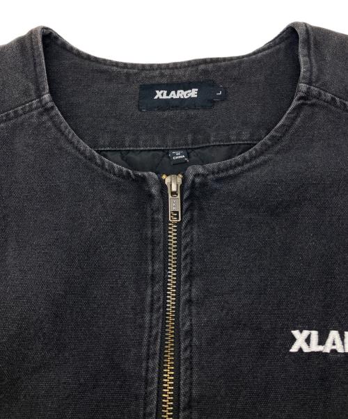 X-LARGE（エクストララージ）X-LARGE (エクストララージ) 中綿ベスト ブラック サイズ:Lの古着・服飾アイテム