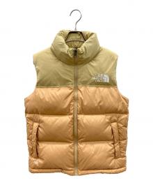 THE NORTH FACE（ザ ノース フェイス）の古着「ダウンベスト」｜ベージュ
