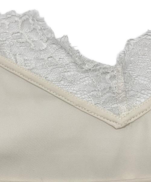 IENA（イエナ）IENA (イエナ) リバーレースサテンキャミソール　2026SSモデル ホワイト サイズ:Fの古着・服飾アイテム