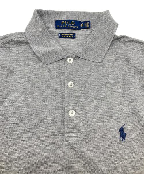 POLO RALPH LAUREN（ポロ・ラルフローレン）POLO RALPH LAUREN (ポロ・ラルフローレン) ポロシャツ ライトグレー サイズ:XSの古着・服飾アイテム