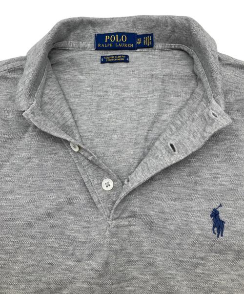 POLO RALPH LAUREN（ポロ・ラルフローレン）POLO RALPH LAUREN (ポロ・ラルフローレン) ポロシャツ ライトグレー サイズ:XSの古着・服飾アイテム