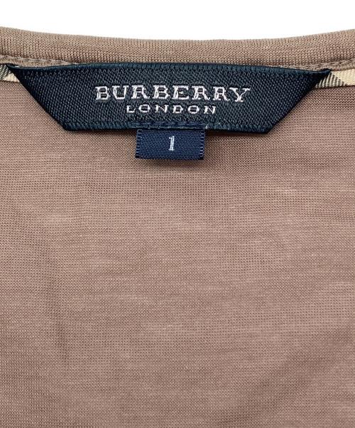 BURBERRY LONDON（バーバリーロンドン）BURBERRY LONDON (バーバリーロンドン) 長袖ブラウス　フェアリーグランジ ブラウン サイズ:1の古着・服飾アイテム