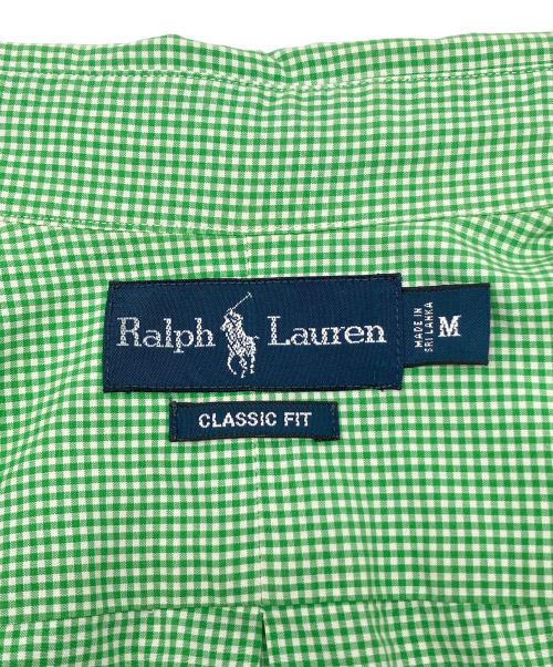 RALPH LAUREN（ラルフローレン）RALPH LAUREN (ラルフローレン) 90sチェックBDシャツ 黄緑 サイズ:Ｍの古着・服飾アイテム