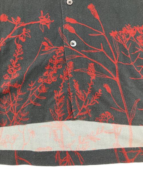 PHIPPS（フィップス）PHIPPS (フィップス) 半袖シャツ ブラック×レッド サイズ:Lの古着・服飾アイテム