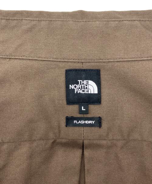 THE NORTH FACE（ザ ノース フェイス）THE NORTH FACE (ザ ノース フェイス) ロングスリーブハーフドームシャツ ブラウン サイズ:Lの古着・服飾アイテム