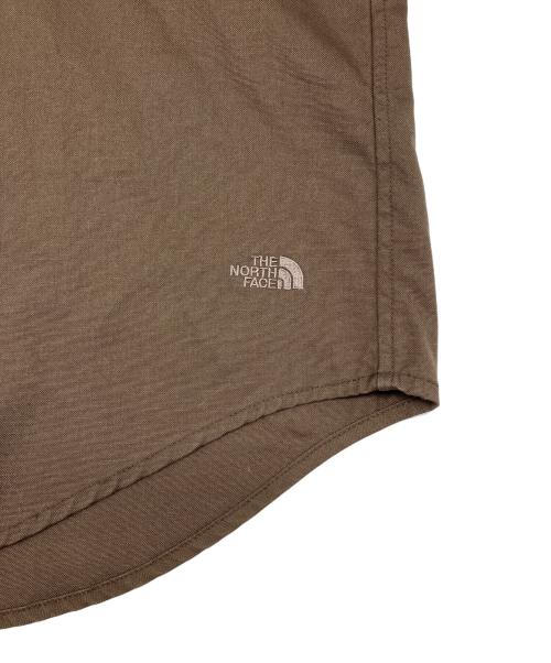 THE NORTH FACE（ザ ノース フェイス）THE NORTH FACE (ザ ノース フェイス) ロングスリーブハーフドームシャツ ブラウン サイズ:Lの古着・服飾アイテム