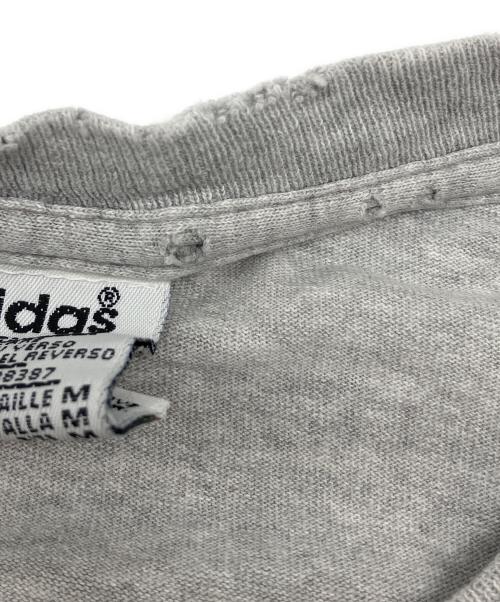 adidas（アディダス）adidas (アディダス) 80sプリントTシャツ　万国旗タグ グレー サイズ:Ｍの古着・服飾アイテム