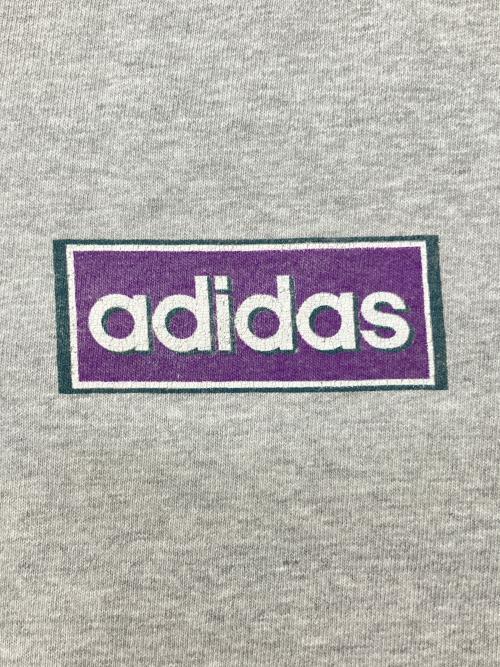 adidas（アディダス）adidas (アディダス) 80sプリントTシャツ　万国旗タグ グレー サイズ:Ｍの古着・服飾アイテム