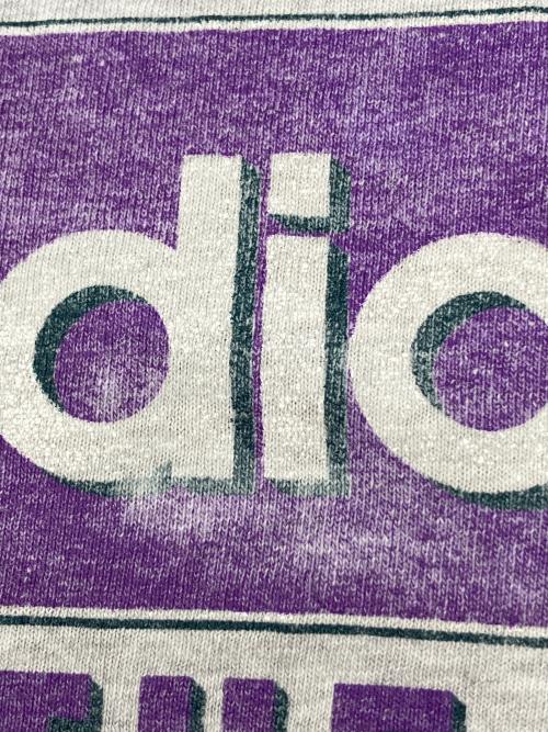 adidas（アディダス）adidas (アディダス) 80sプリントTシャツ　万国旗タグ グレー サイズ:Ｍの古着・服飾アイテム