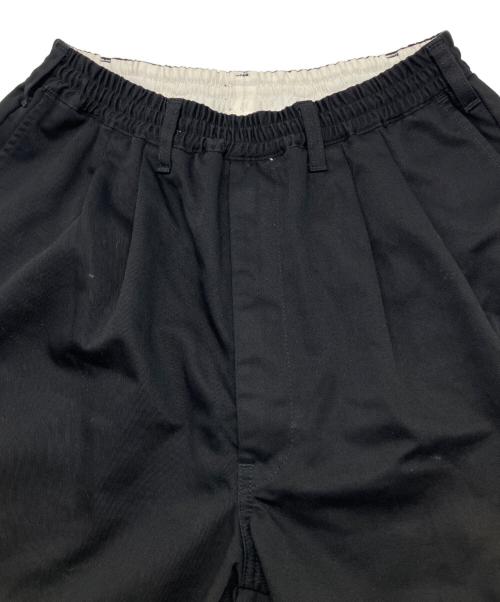 COOTIE PRODUCTIONS（クーティープロダクツ）COOTIE PRODUCTIONS (クーティープロダクツ) タックパンツ ブラック サイズ:Sの古着・服飾アイテム