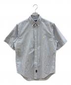 POLO RALPH LAURENポロ・ラルフローレン）の古着「90sストライプBDシャツ」｜ブルー×イエロー