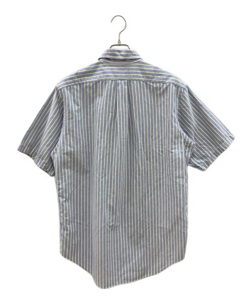 POLO RALPH LAUREN（ポロ・ラルフローレン）POLO RALPH LAUREN (ポロ・ラルフローレン) 90sストライプBDシャツ ブルー×イエロー サイズ:16-34の古着・服飾アイテム
