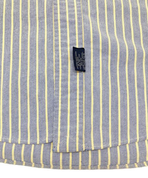 POLO RALPH LAUREN（ポロ・ラルフローレン）POLO RALPH LAUREN (ポロ・ラルフローレン) 90sストライプBDシャツ ブルー×イエロー サイズ:16-34の古着・服飾アイテム
